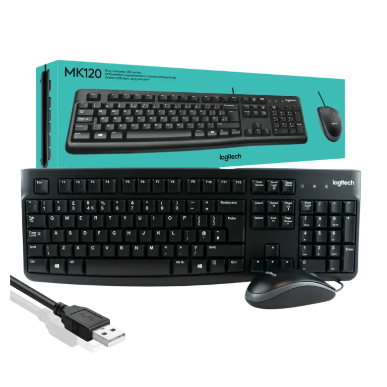 Clavier + Souris Logitech Ref MK120