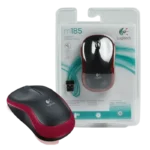 Souris Sans Fil Logitech Ref M185 Rouge